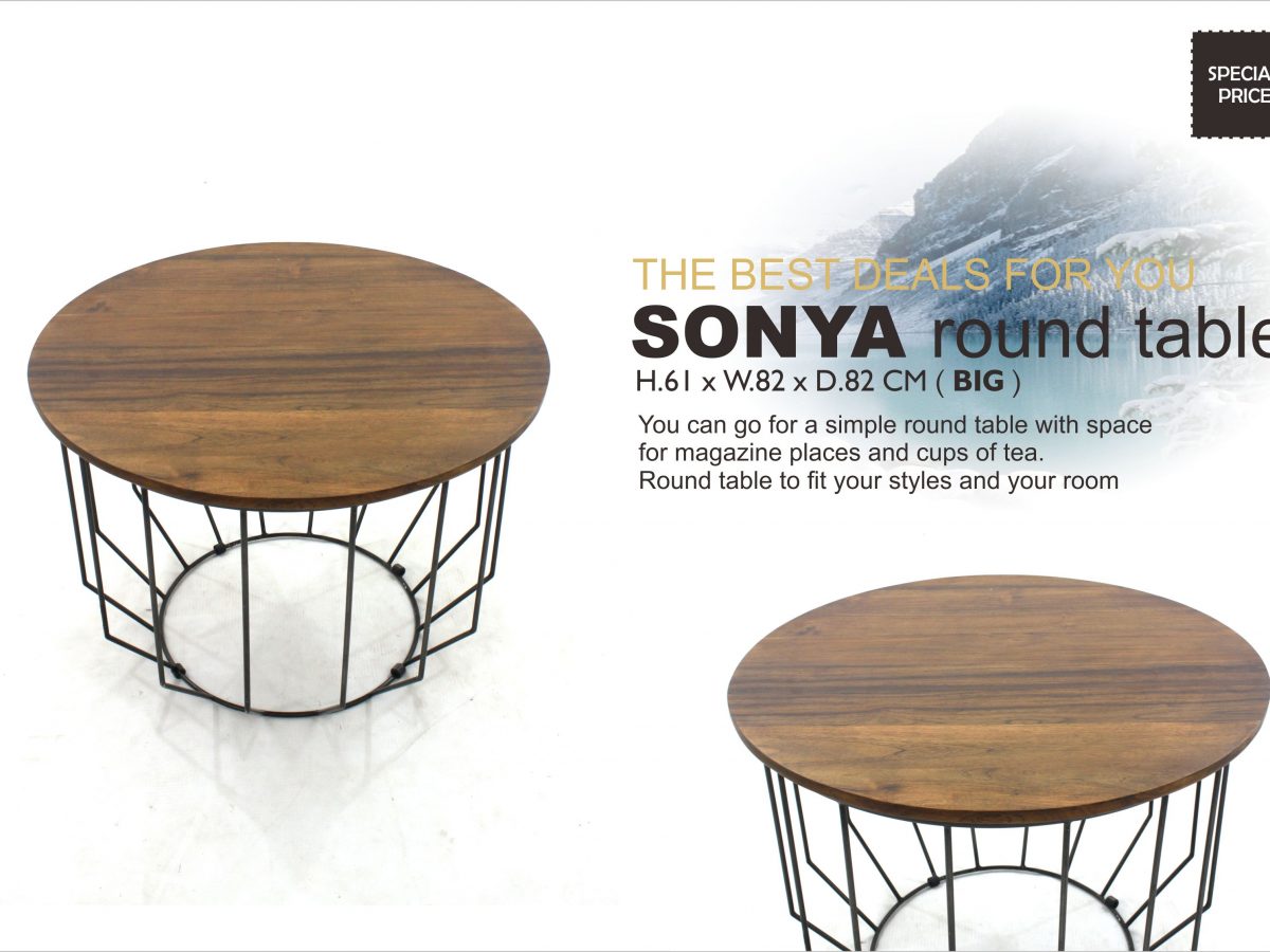 Sonya Round Table Jati Big Pabrikan Mebel Jati Jawa Indonesia Proyek Dan Grosir