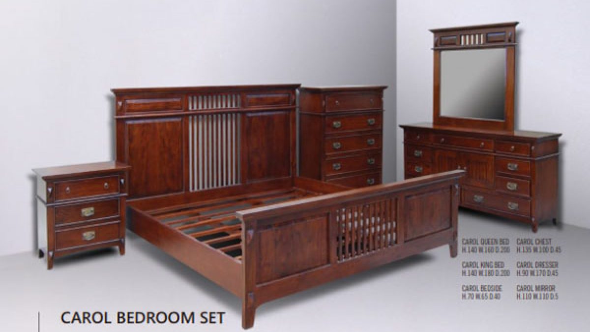 Carol Bedroom Set Indonesia Teak Java Furniture Manufacturer